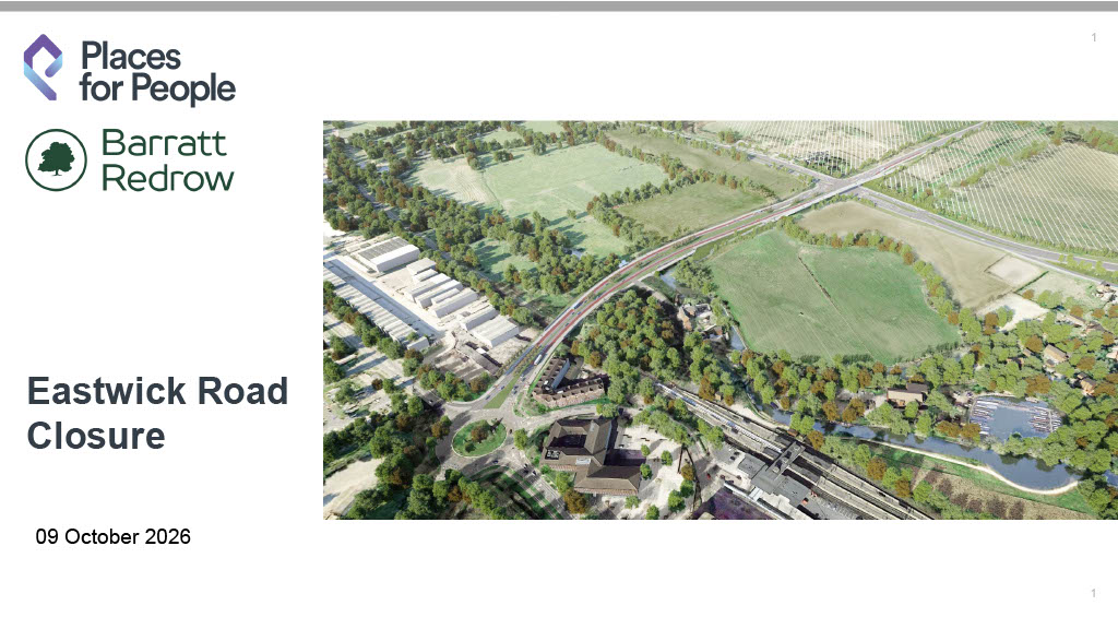Eastwick Road Closure - October 9 update