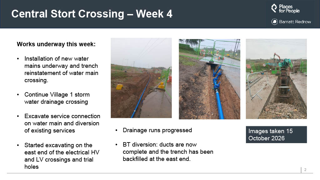 Eastwick Road Closure Update - October 16